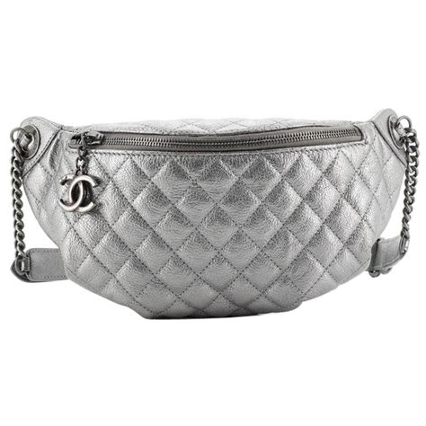 chanel banane waist bag|chanel vintage quilted waist bag.